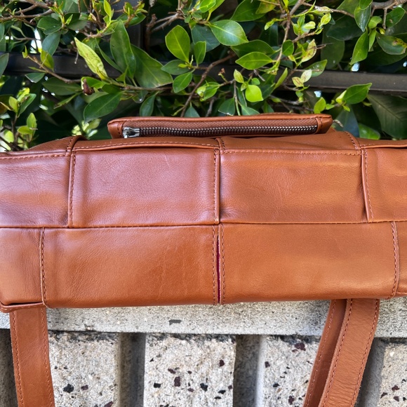 Hammitt VIP Satchel in rich tan leather. Excellent condition, with bag. - Picture 5 of 6